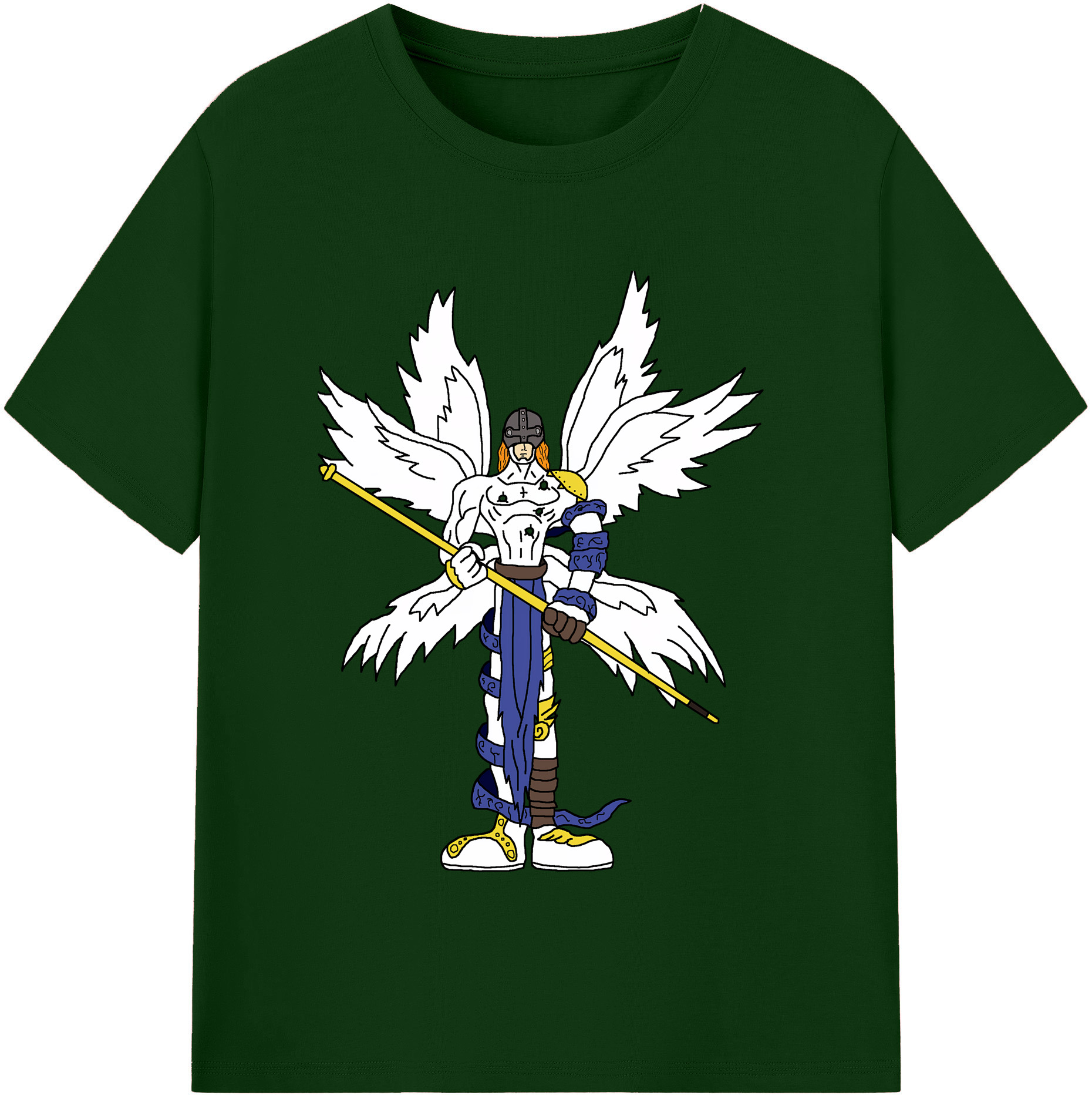 （画像用） Digimon デジタルモンスター/デジモン 綿100％半袖Tシャツ（フロントプリント）